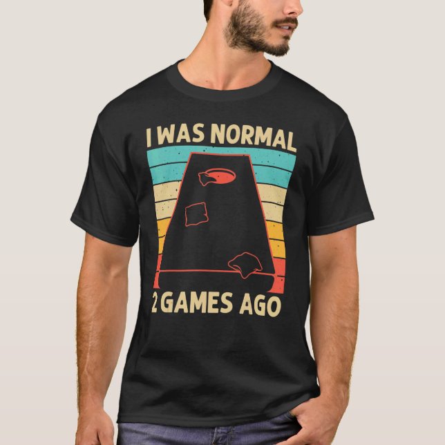 Camiseta Cornhole For Men Sack Toss Game Bean Bag Pla (Frente)