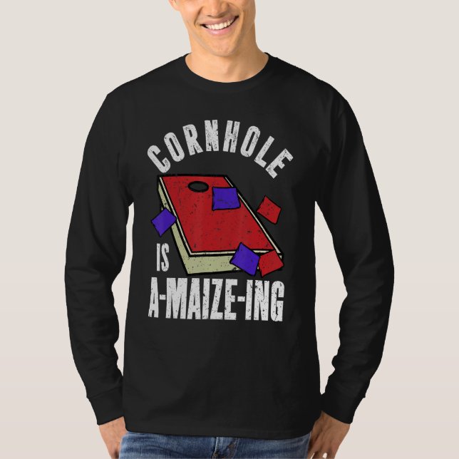 Camiseta Cornhole is A maize ing  Corn Hole (Frente)