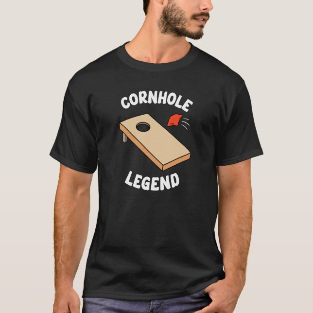 Camiseta CORNHOLE LEGEND Bean Bag Toss Team (Frente)