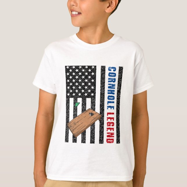 Camiseta Cornhole Legend USA (Frente)