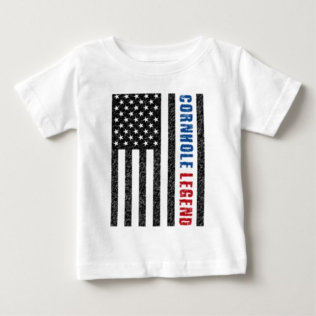 Camiseta Cornhole Legend USA (Frente)