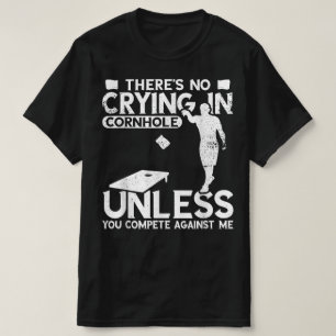 Camiseta Cornhole Não Há Jogador De Jogo De Tosse De Vintag