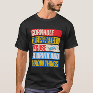 Camiseta Cornhole Perfect Desculpe Bean Bag Player Cornhole