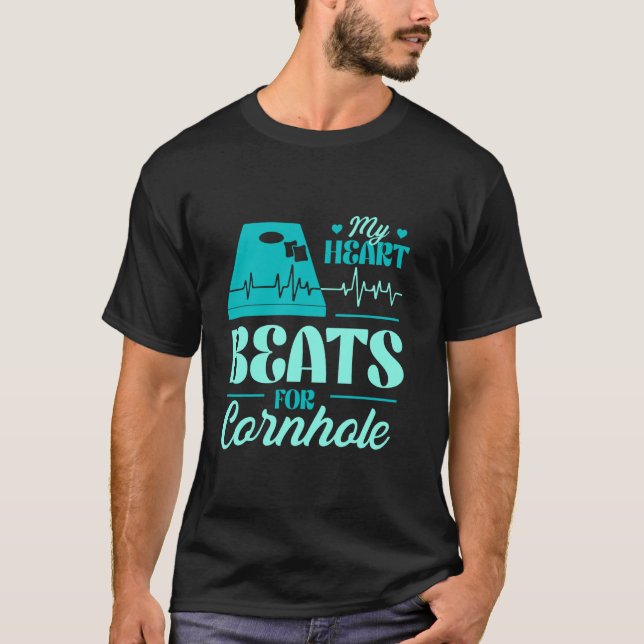 Camiseta Cornhole Player Bean Bag Corn Hole Women Cornhole (Frente)