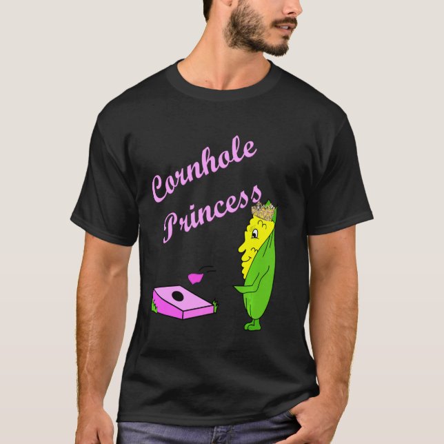 Camiseta Cornhole Princess Champion (Frente)