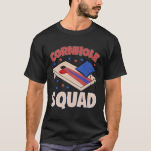 Camiseta Cornhole Squad Corn Hole Gammer Love