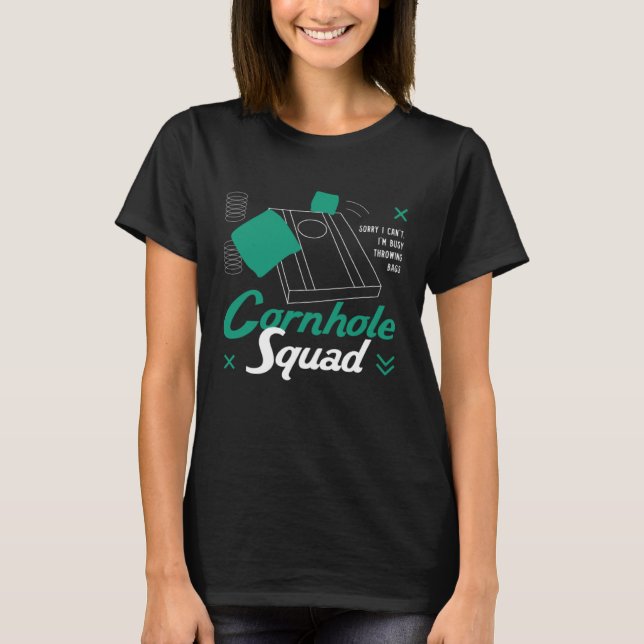 Camiseta Cornhole Squad Wilderness Ironic Saying (Frente)