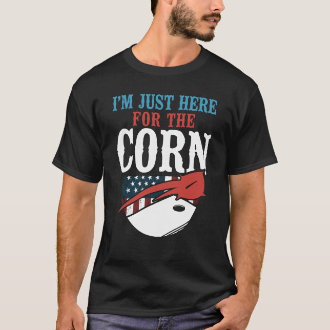 Camiseta Cornhole Team Bean Bag Player Champ American Flag (Frente)