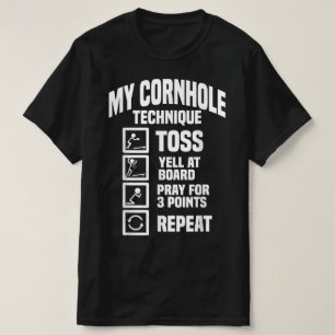 Camiseta Cornhole Technique Thoring Technique Cornhole