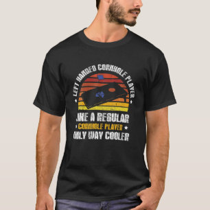 Camiseta Cornhole Vintage Jogador da Cornualha à Esquerda