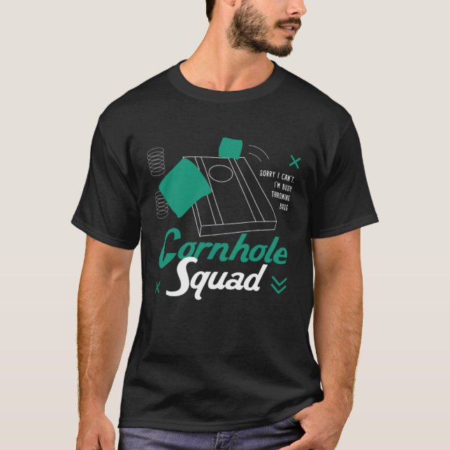 Camiseta Cornhole Wilderness Ironic Say (Frente)