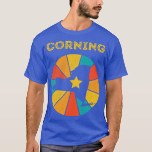 Camiseta Corning New York Vintage angustiou Souvenir 1