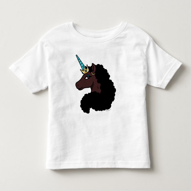 Camiseta Córnio Afro | Mágico (Frente)