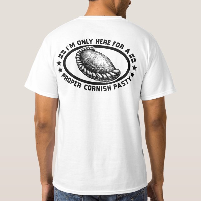 Camiseta Cornish Pasty (Verso)