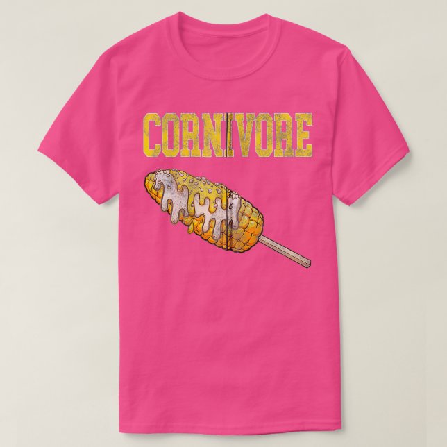 Camiseta Cornivore Corn no Zip Buttered do Cob (Frente do Design)