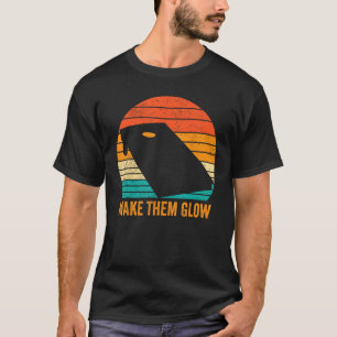 Camiseta Corno De Corno Engraçado Retro Faz-Os Brilhar