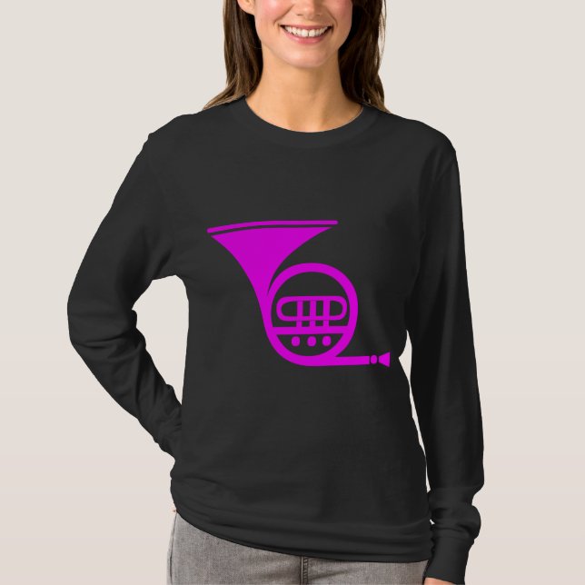 Camiseta Corno de França - Magenta (Frente)