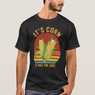 Camiseta Corno de Retro Vintage É Milho Tem Milho De Sumo