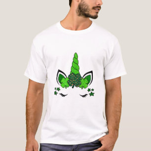 Camiseta Corno de Unicórnio Bonito Enfrenta São Patrício