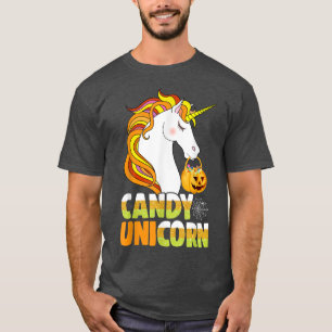 Camiseta Corno Docinho Bonito Unicórnio Raparigas do Hallow