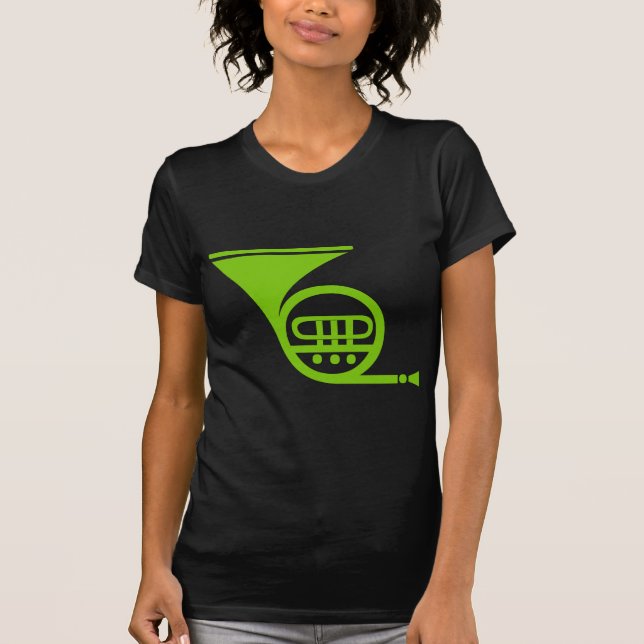 Camiseta Corno Francês - Verde Marciano (Frente)