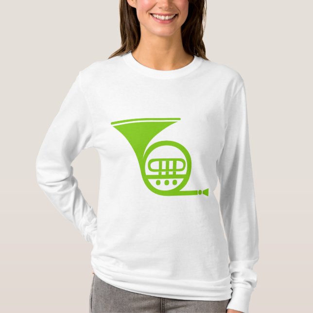 Camiseta Corno Francês - Verde Marciano (Frente)