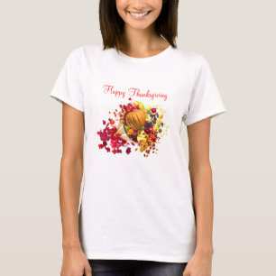 Camiseta Cornucopia de Ação de Graças