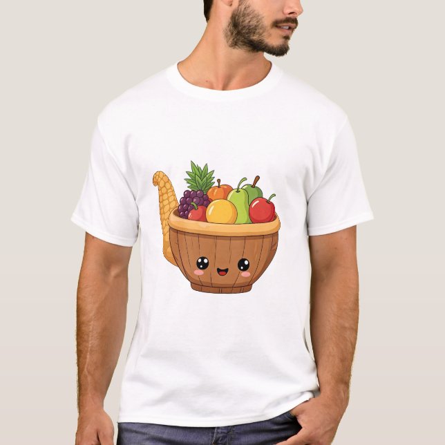 Camiseta Cornucopia Fruta (Frente)