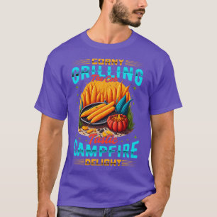 Camiseta Corny grelhando o deleite da fogueira cobtastica