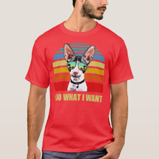 Camiseta Corny Rex Cat Eu faço o que eu quero.