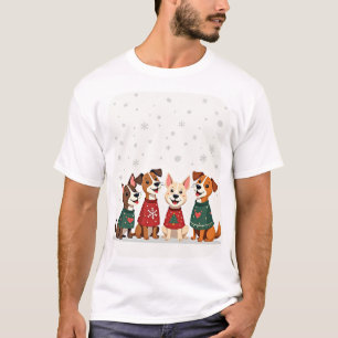 Camiseta Coro de Natal Terrier