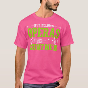 Camiseta Coro de Ópera Cantora Musical Música