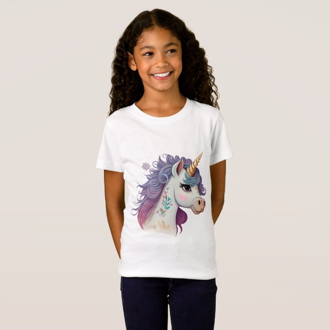 Camiseta Coro Magical Púrpura e Legante das Meninas de Tren (Frente Completa)