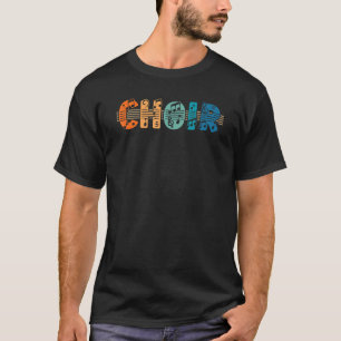 Camiseta Coro Retro Singer Music Group Teacher Choir Direct