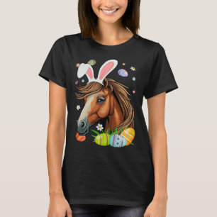 Camiseta Coroa Bonita e Olhos Coelhinhos Páscoa de Ovos Col