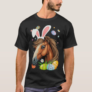 Camiseta Coroa Bonita e Olhos Coelhinhos Páscoa de Ovos Col