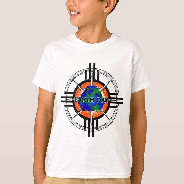Camiseta Coroa da Estrela do Dia da Terra (Frente)