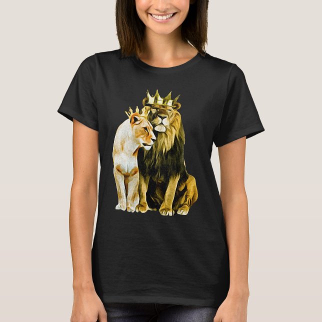 Camiseta Coroa da Rainha das Leis do Rei Leão (Frente)