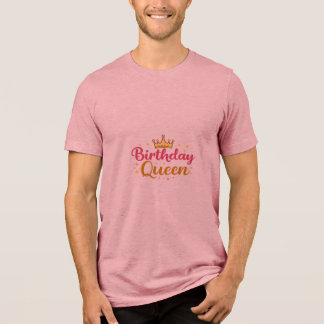 Camiseta Coroa da Rainha do Aniversário – Garota d
