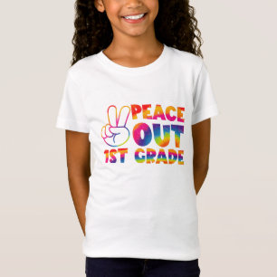 Camiseta Coroa de 1º ano do Peace Out No Dia 1rua