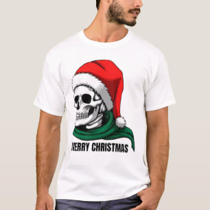 Camiseta Coroa de Caveira Gótica com Rosas Vermelhas – Esti