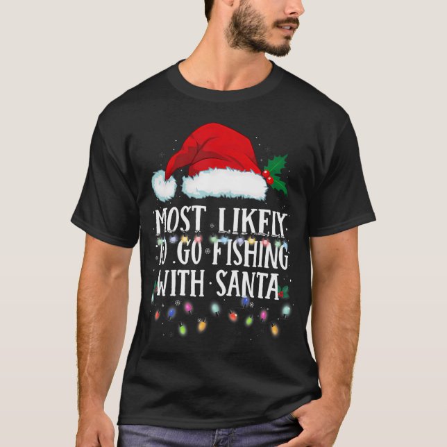 Camiseta Coroa de Fishmas — Truta Arco-Íris de Férias (Frente)
