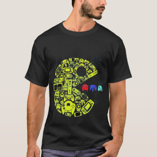 Camiseta Coroa de Natal de Jogos Retrô