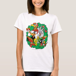Camiseta Coroa de Natal do Grupo LOONEY TUNES™