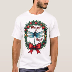 Camiseta Coroa de Natal Libélula