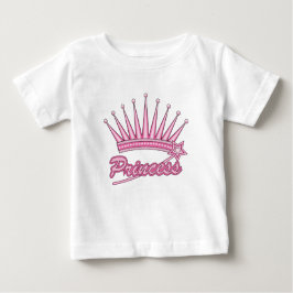 Camiseta Coroa de Princesa Rosa