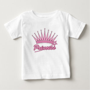 Camiseta Coroa de Princesa Rosa