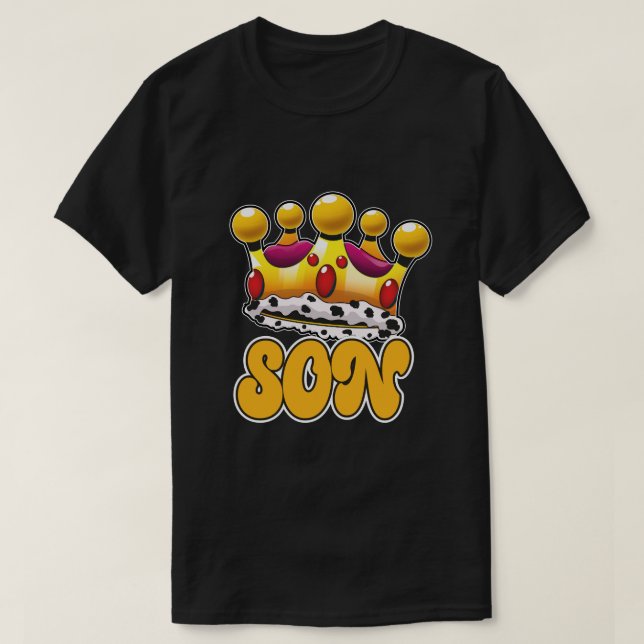 Camiseta Coroa de Reis Filho (Frente do Design)