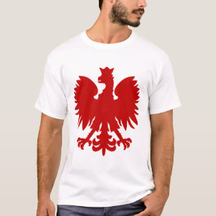 Camiseta Coroa de Silhueta Vermelha Heráldica