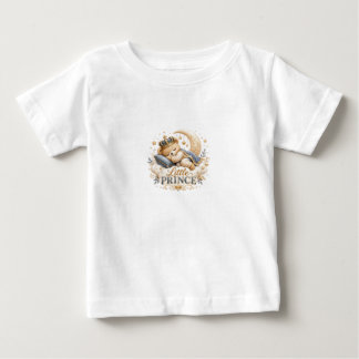 Camiseta Coroa de Ursinho Bebê Pequeno Príncipe